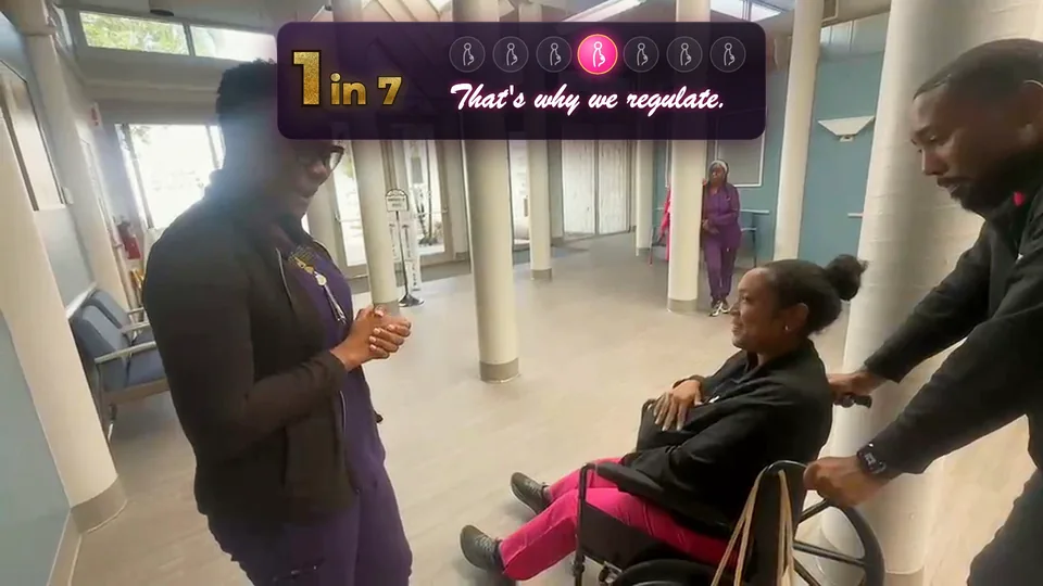 1 in 7 hospital deliveries, with the source on screen.